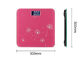 Escalas de Digitaces del cuarto de baño del cuadrado los 300x300MM, escalas electrónicas rosadas del peso proveedor