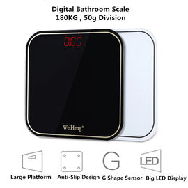 China Balanza electrónica del cuarto de baño para el ser humano, 6 milímetros todo alrededor del vidrio moderado 180 kilogramos proveedor